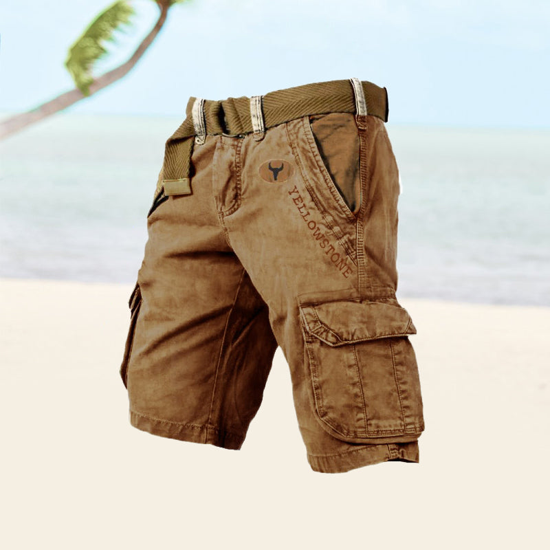 Men's Cargo Shorts – Casual Multi-Pocket Design