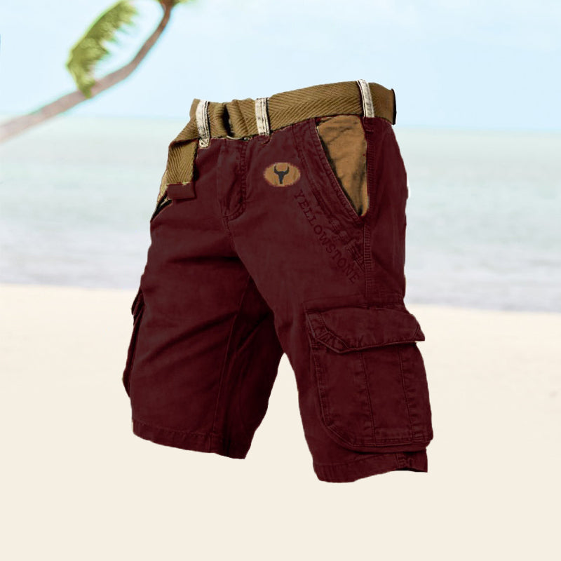 Men's Cargo Shorts – Casual Multi-Pocket Design