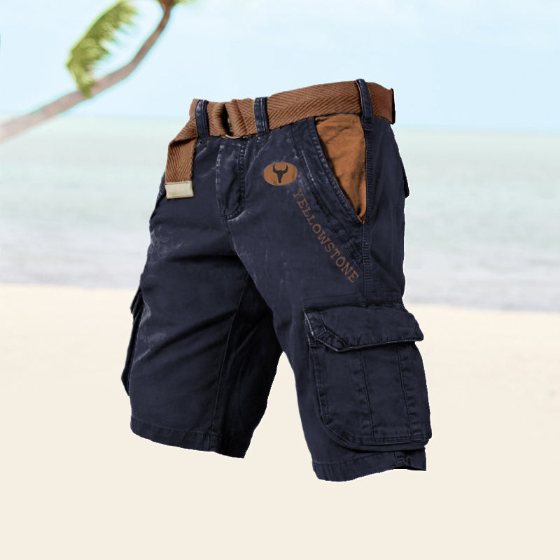 Men's Cargo Shorts – Casual Multi-Pocket Design