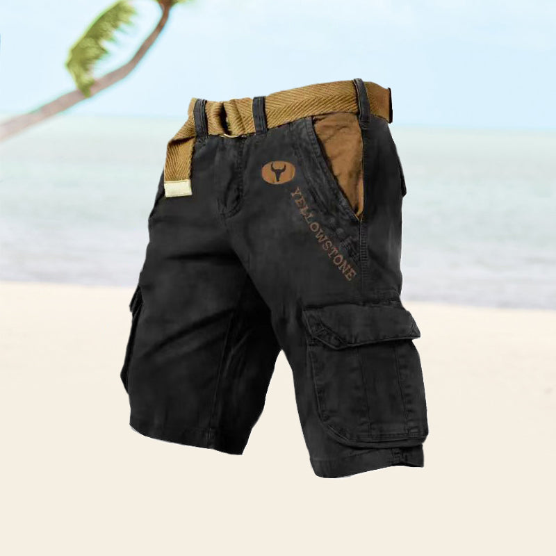 Men's Cargo Shorts – Casual Multi-Pocket Design