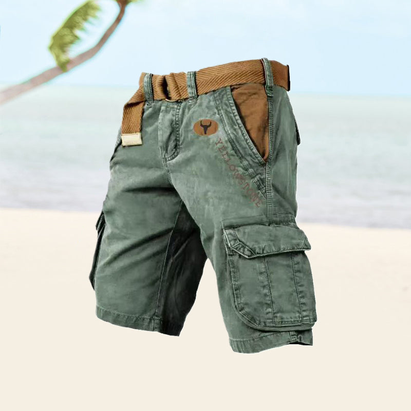Men's Cargo Shorts – Casual Multi-Pocket Design