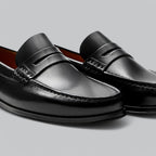 Men’s Genuine Leather Penny Loafers – Classic Style, Timeless Comfort