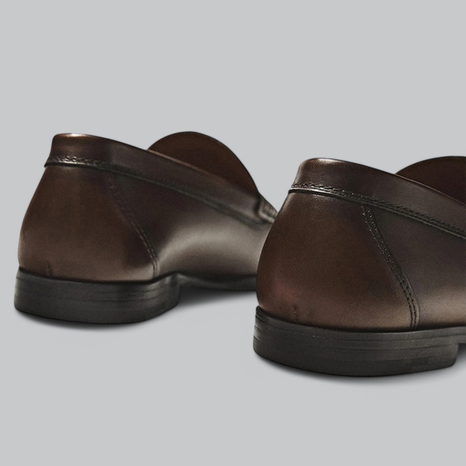 Men’s Genuine Leather Penny Loafers – Classic Style, Timeless Comfort