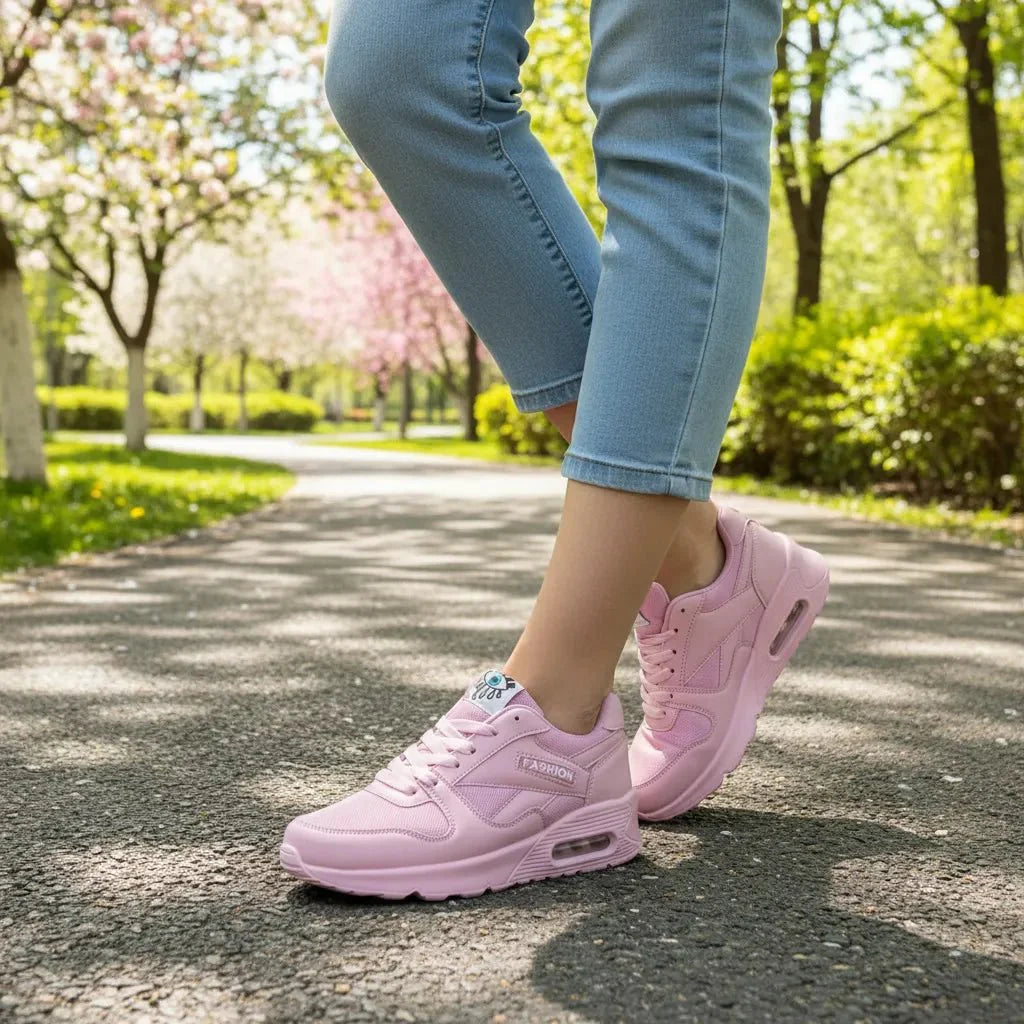 Women's Walking Women’s Cushioned Walkers – Breathable Mesh Sneakers