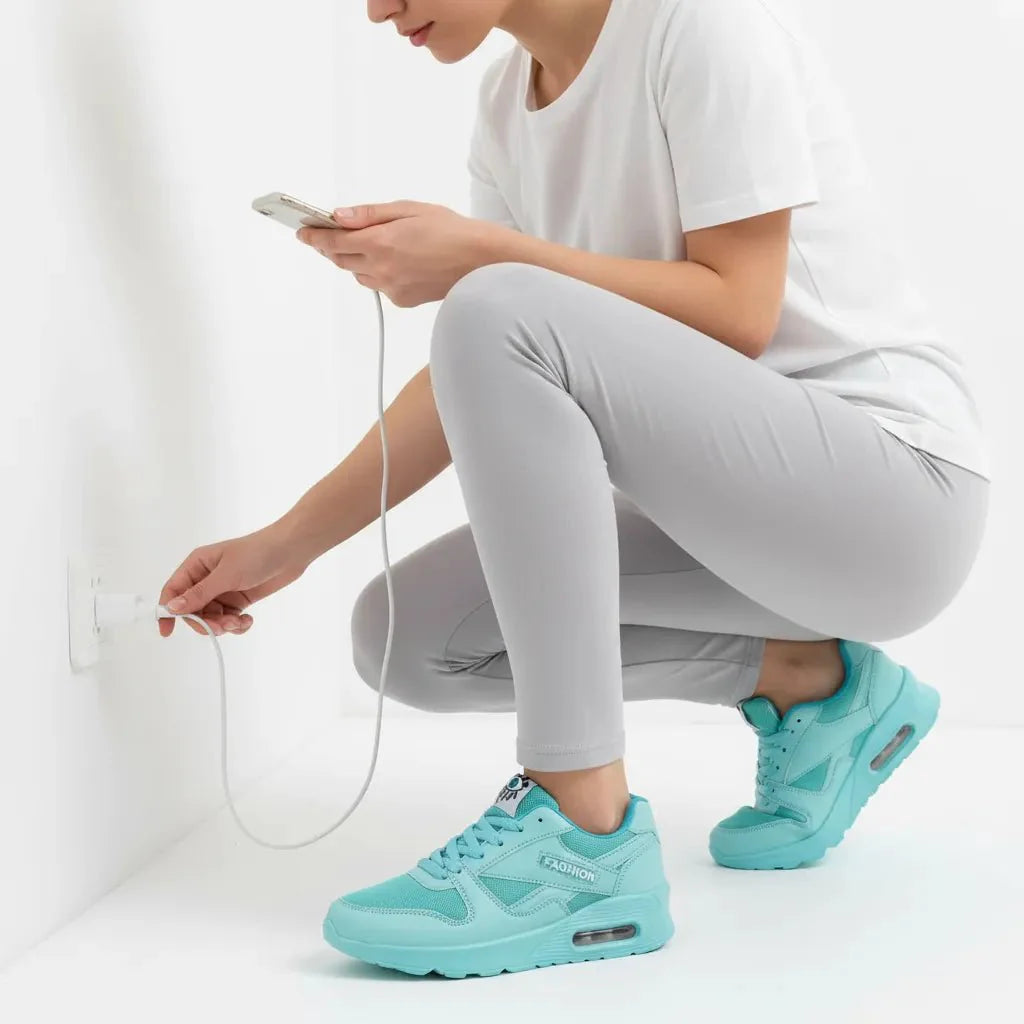 Women's Walking Women’s Cushioned Walkers – Breathable Mesh Sneakers