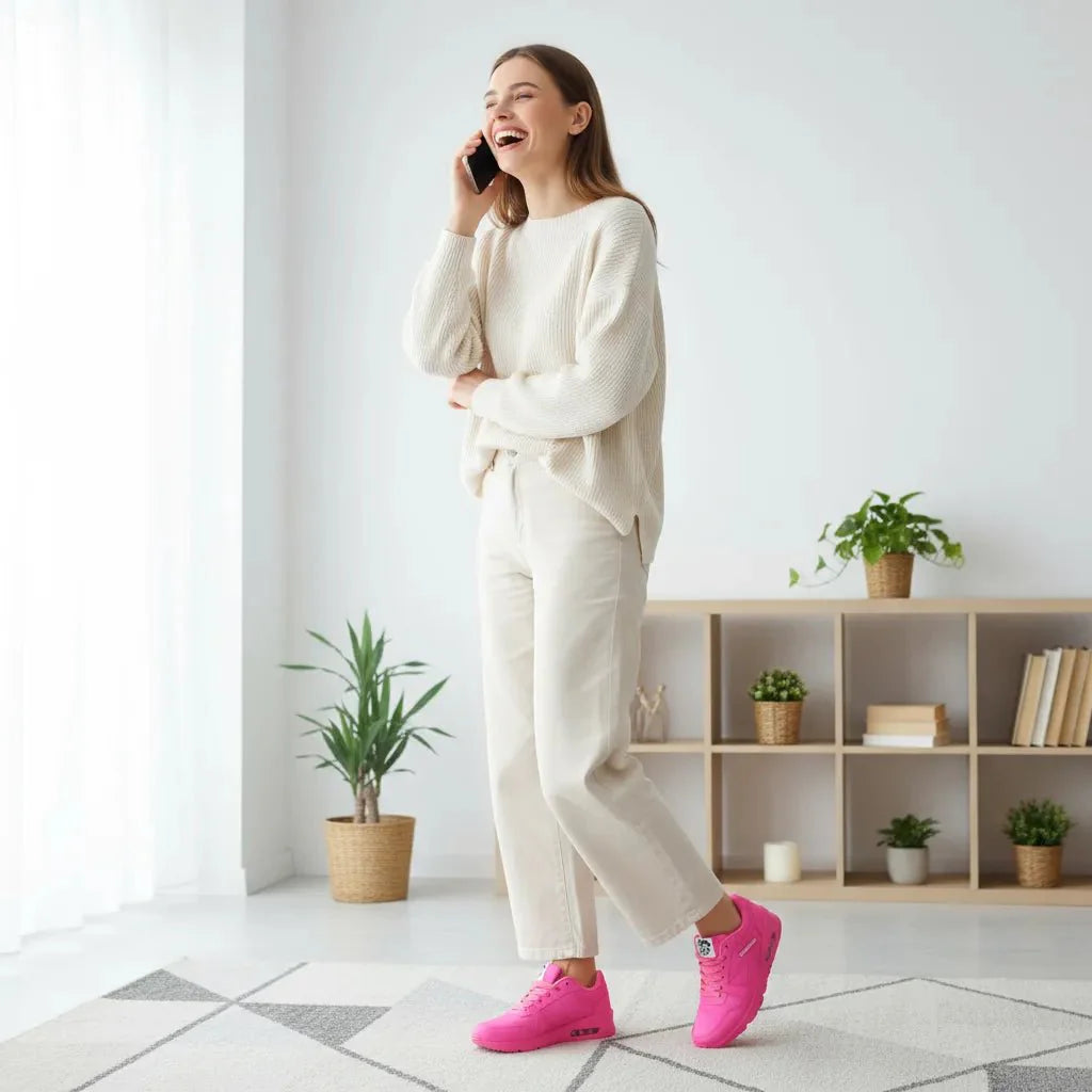 Women's Walking Women’s Cushioned Walkers – Breathable Mesh Sneakers