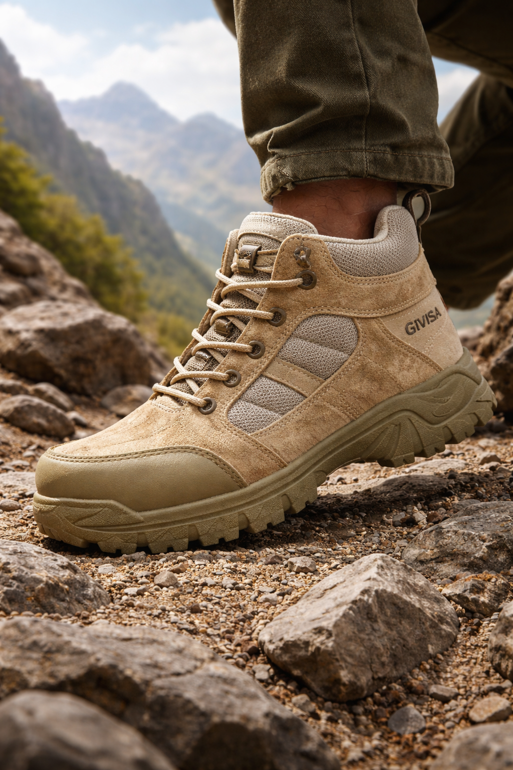 Men's Safety Work Boots - High Quality Kevlar Puncture-Resistant Site Shoes