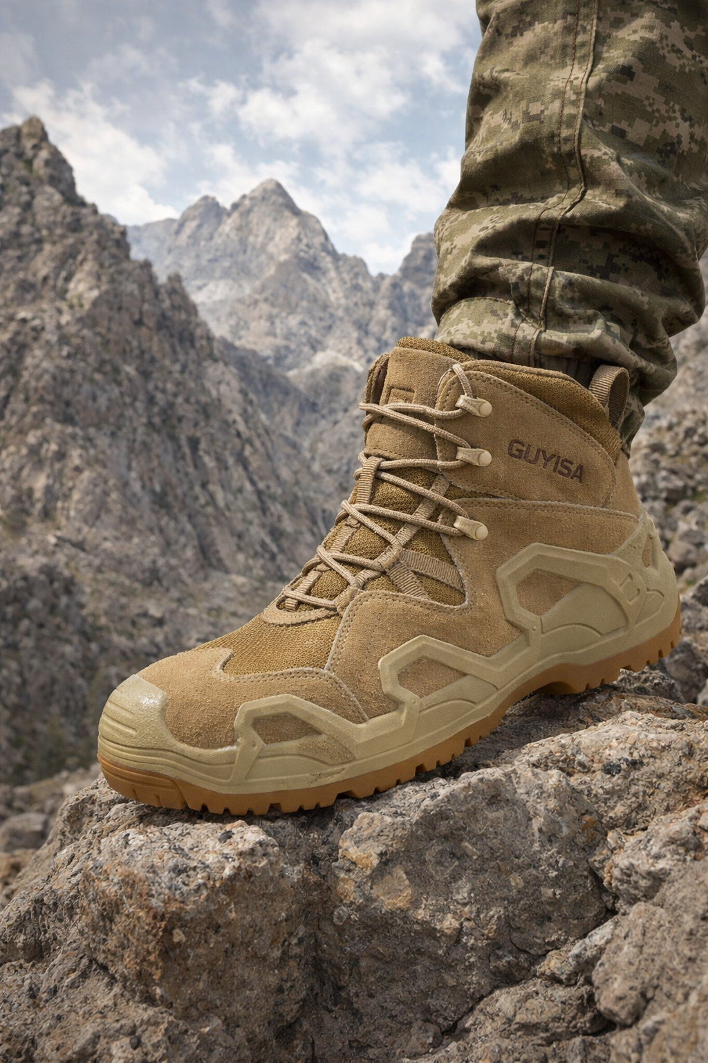 Men's Safety Work Boots - High Quality Kevlar Puncture-Resistant Site Shoes