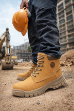 Men's Safety Work Boots - High Quality Kevlar Puncture-Resistant Site Shoes