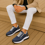 Women Orthopedic Lace-Up Sneakers - Supportive Comfort for Everyday Wear
