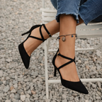 Women Orthopedic Ankle Strap Court Shoes - Supportive Comfort for All-Day Wear