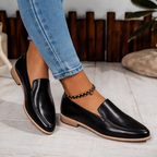 Women’s Slip-On Leather Loafers for Formal and Casual Wear