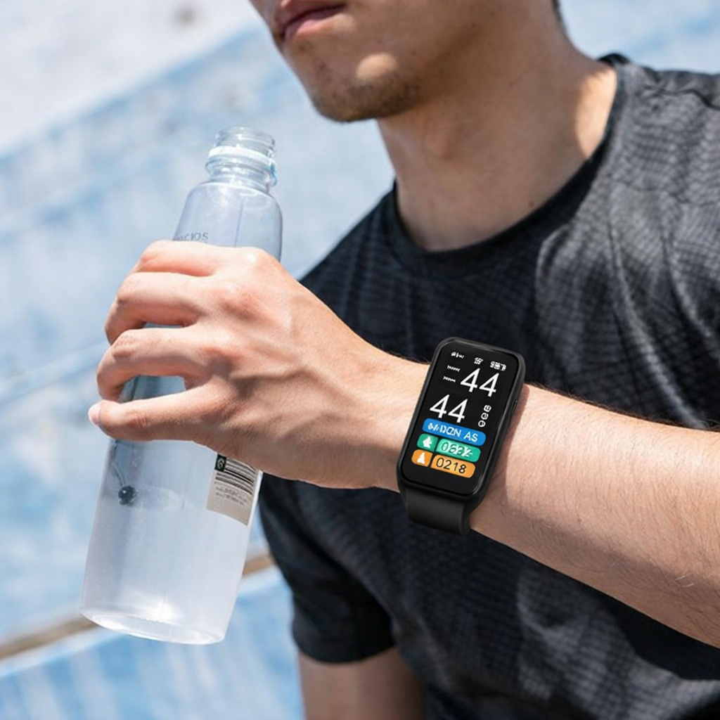Smart Fitness Tracker – Heart Rate, Oxygen Level & Sleep Tracking Bracelet