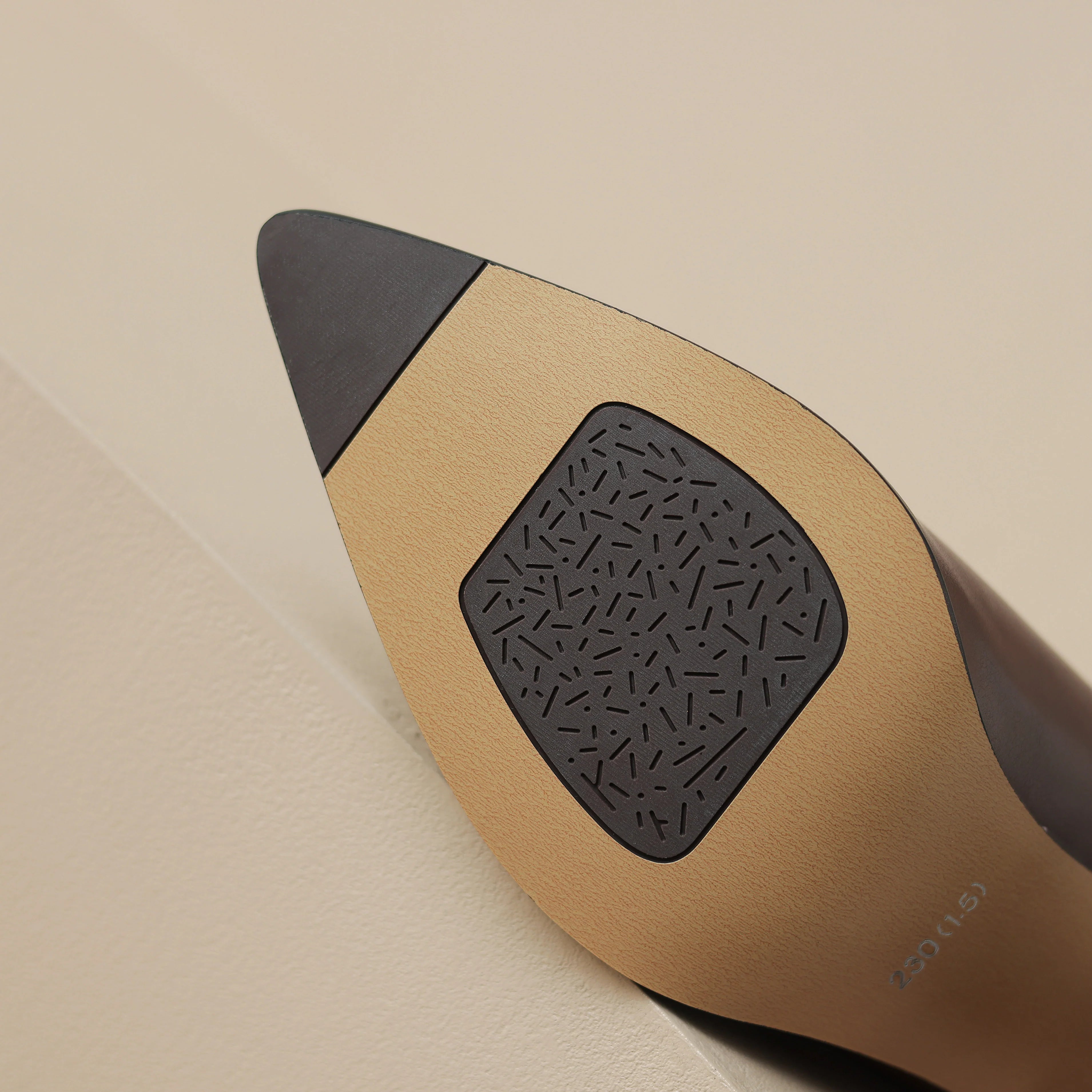 Bottines pour femmes – cuir avec talon bloc