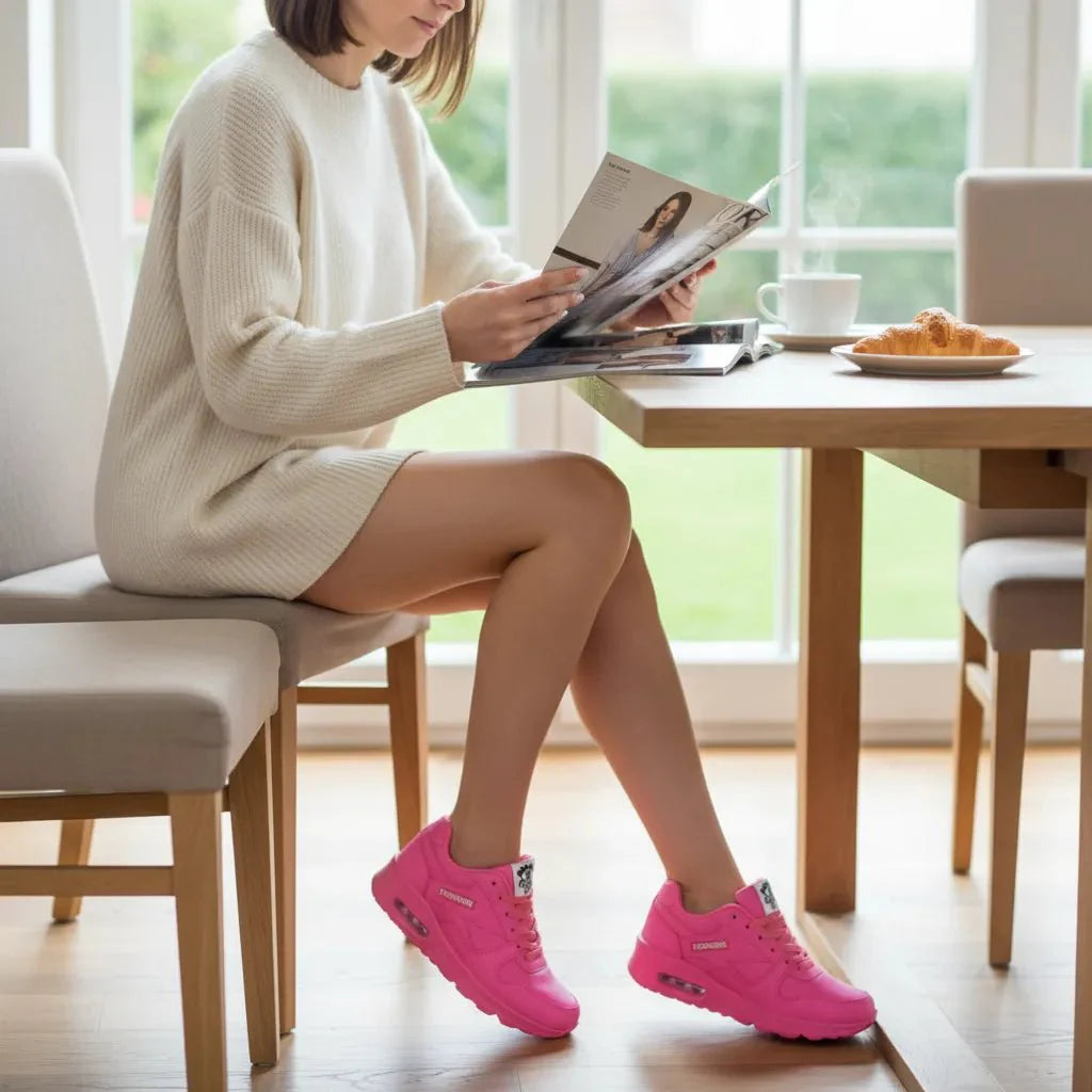 Women's Walking Women’s Cushioned Walkers – Breathable Mesh Sneakers