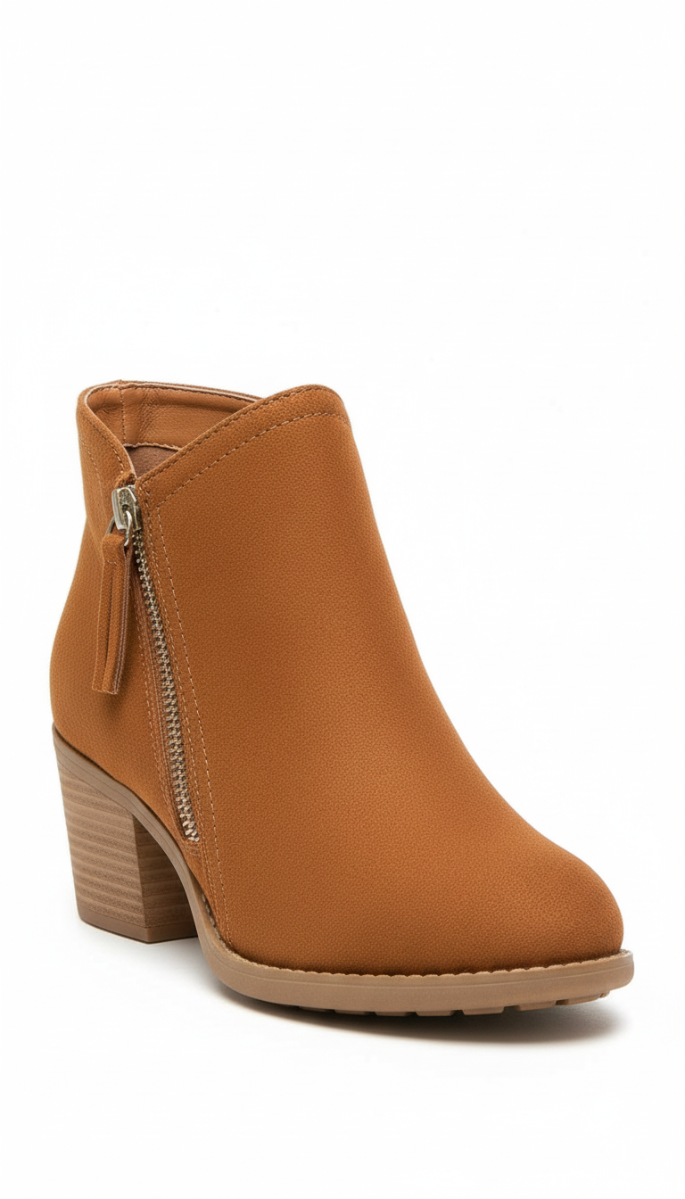 Women's Ankle Length Boots with side Zipper Cara Ldn