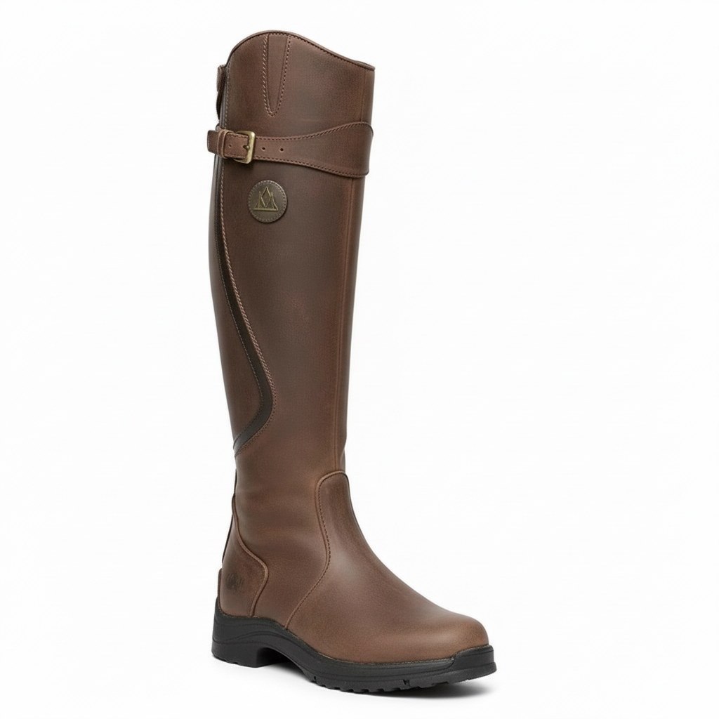 Waterproof Leather Winter Riding Boots for Women Montford & Co