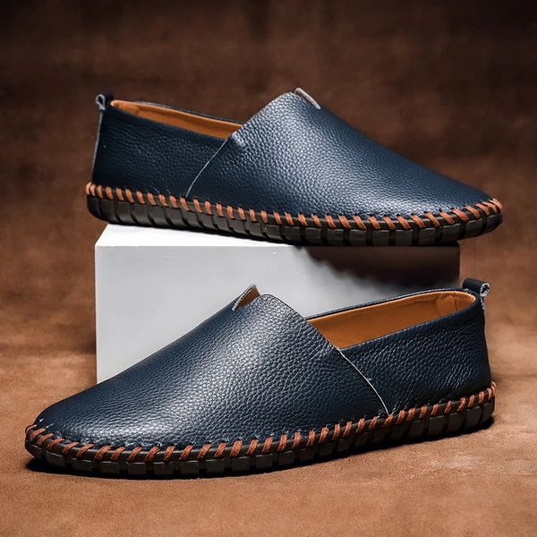 James | Comfortable Faux Leather Loafers for Men