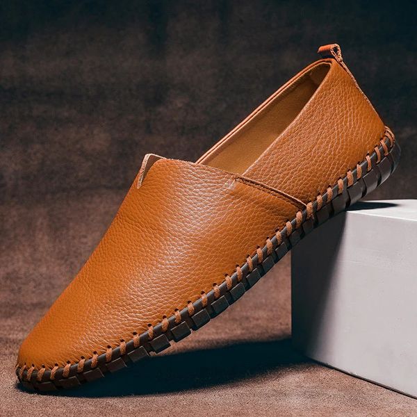 James | Comfortable Faux Leather Loafers for Men
