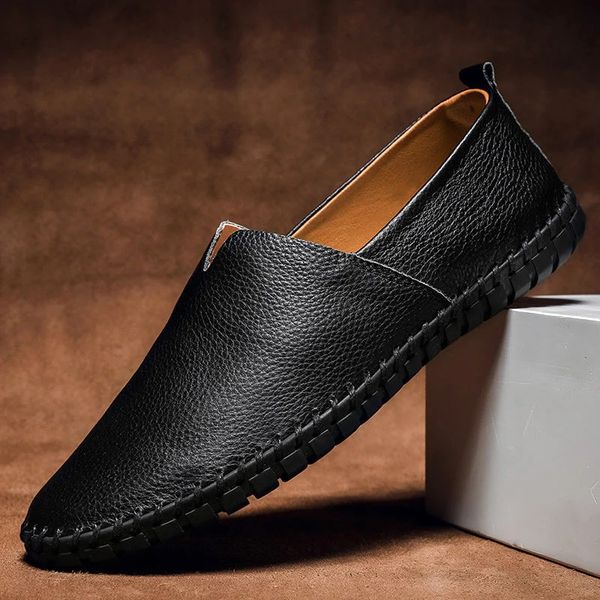 James | Comfortable Faux Leather Loafers for Men