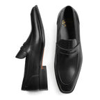 Men’s Leather Penny Loafers – Slip-On Formal and Casual Shoes