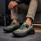 Chaussures de randonnée pour hommes - Baskets de marche à laçage automatique