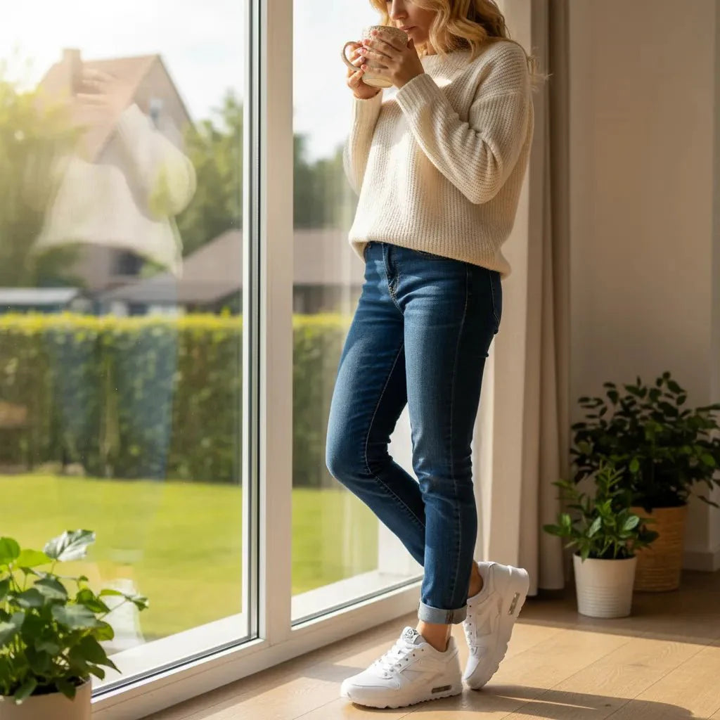 Women's Walking Women’s Cushioned Walkers – Breathable Mesh Sneakers