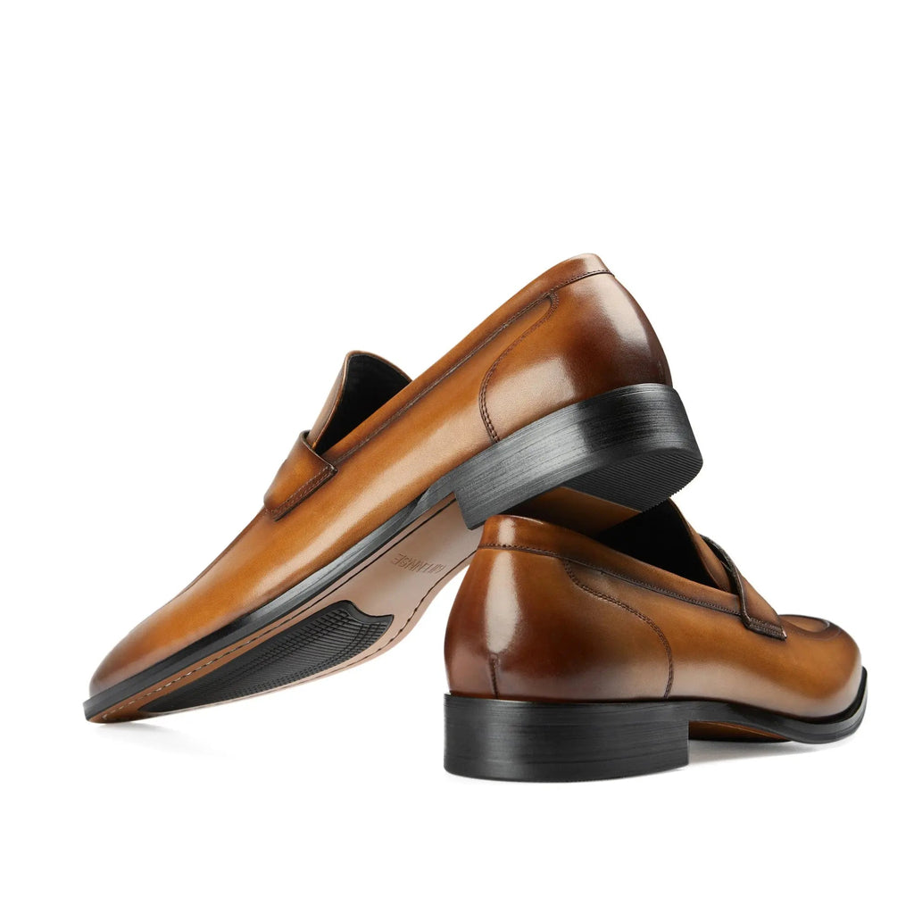 Men’s Leather Penny Loafers – Slip-On Formal and Casual Shoes