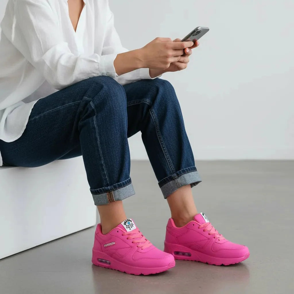 Women's Walking Women’s Cushioned Walkers – Breathable Mesh Sneakers