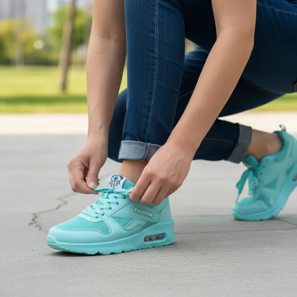 Women's Walking Women’s Cushioned Walkers – Breathable Mesh Sneakers