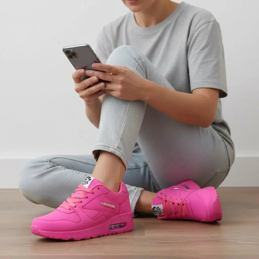 Women's Walking Women’s Cushioned Walkers – Breathable Mesh Sneakers