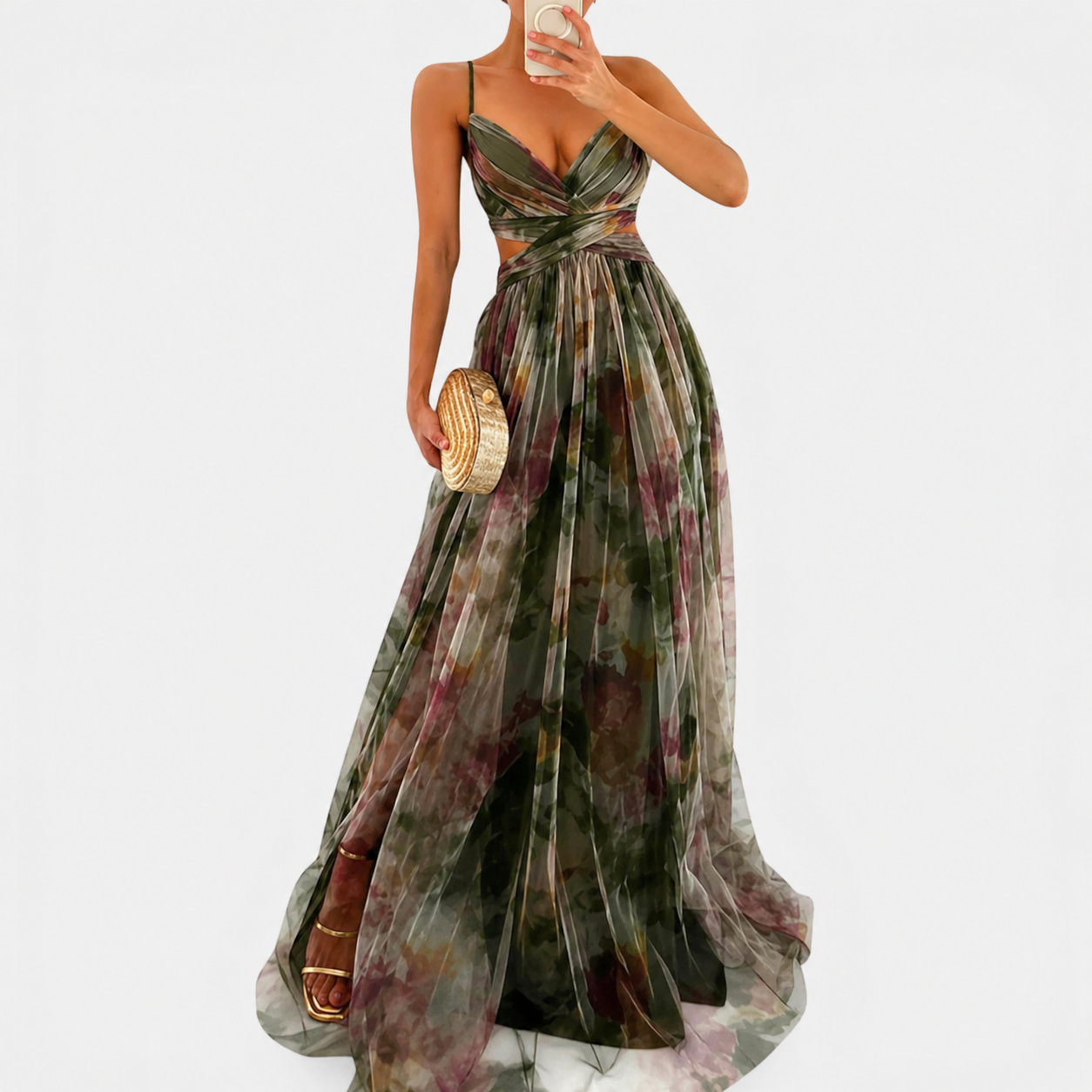 Women’s Chiffon Evening Maxi Dress – Wedding Guest Style