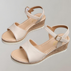 Women’s Orthopedic Platformed Sandals | Adjustable Buckle Straps Wedge Sandals