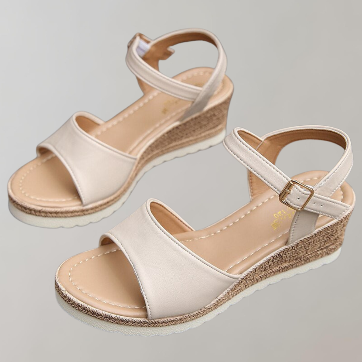 Women’s Orthopedic Platformed Sandals | Adjustable Buckle Straps Wedge Sandals