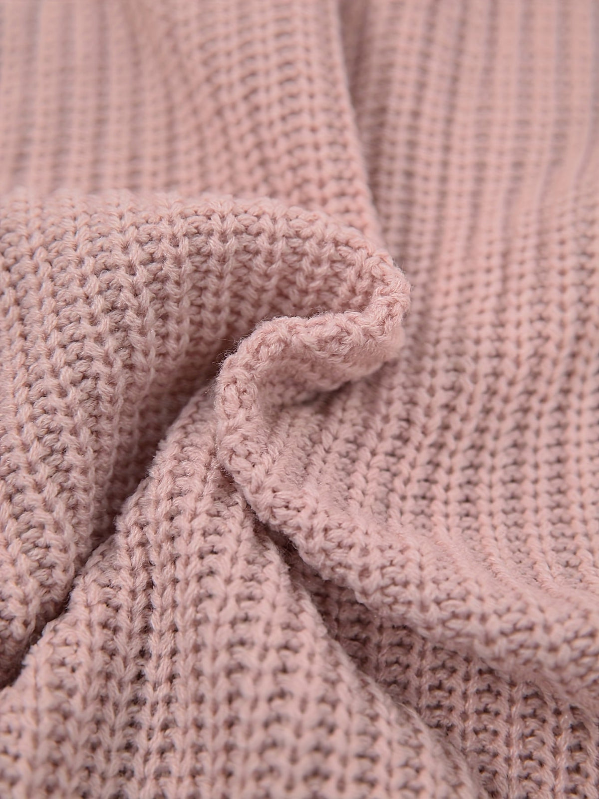 Women's Ribbed Turtleneck Jumper Dress, Oversized Chunky Knit Long Sleeve Mini Dress