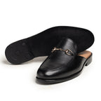 Men’s Leather Mule Shoes – Backless Slip-On Style