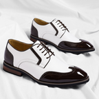 Men's Leather Dress Shoes - Lace-Up Formal Shoes
