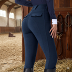 Women’s Horse Riding Leggings - Stretchy Equestrian Trousers with belt loops