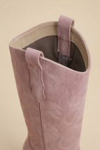 Bottes de cowgirl montantes pour femmes - Bottes de cowgirl en daim