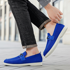 Men's Breathable Penny Loafers - Slip-On Casual Shoes