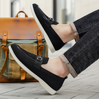 Men's Breathable Penny Loafers - Slip-On Casual Shoes