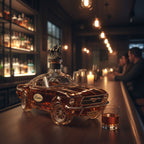 Car Design Whiskey Decanter – Mustang Inspired Glass Bar Decanter