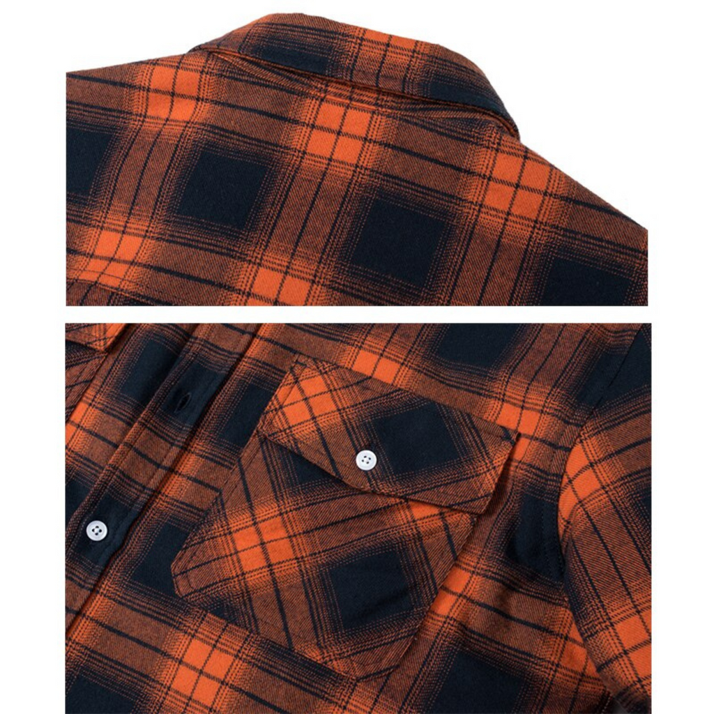 Men's Sherpa Lined Plaid Shirt Jacket - Fleece Lined Flannel Overshirt