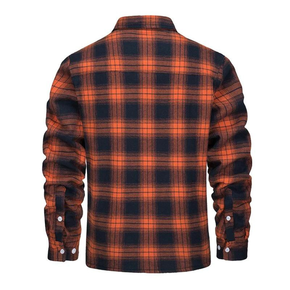 Men's Sherpa Lined Plaid Shirt Jacket - Fleece Lined Flannel Overshirt