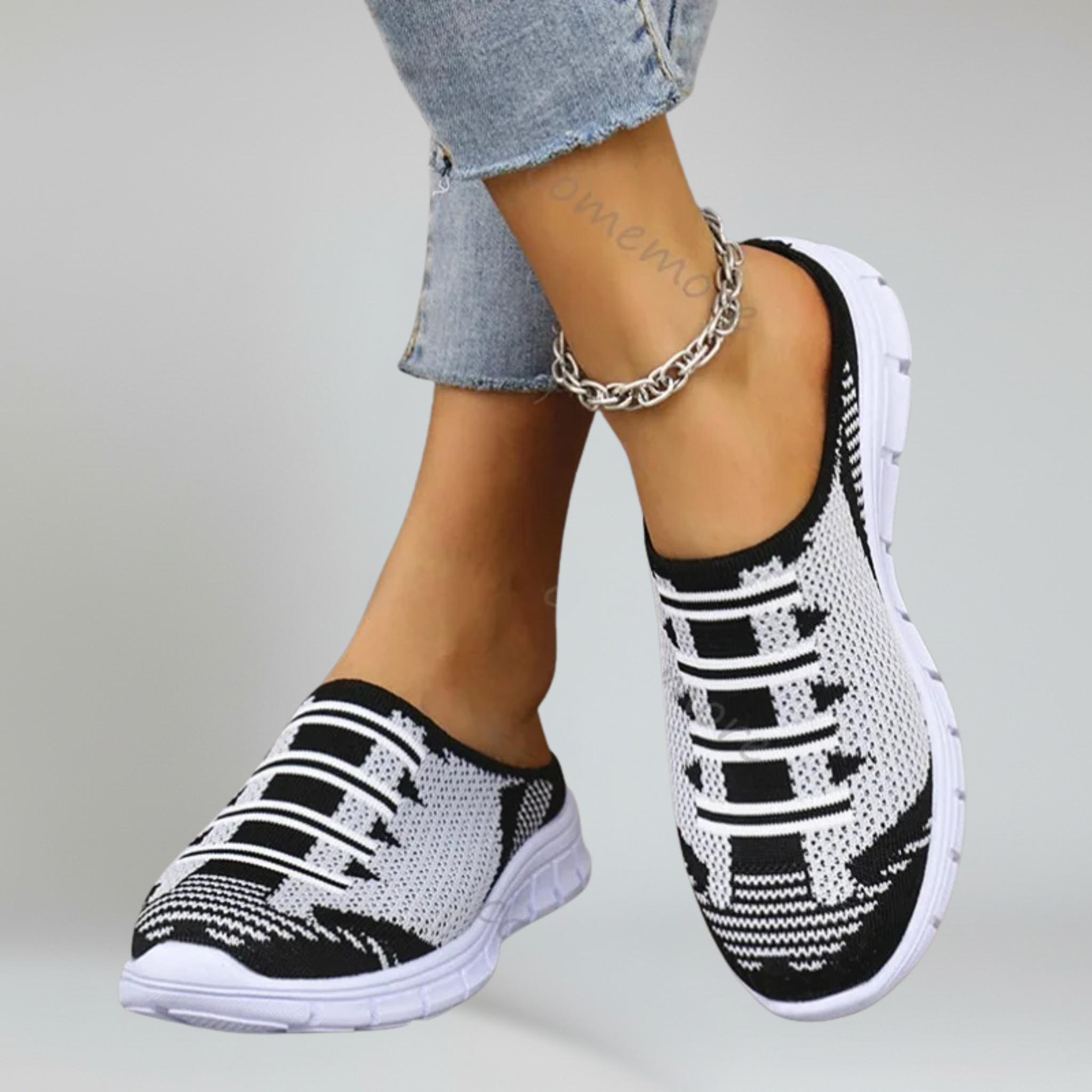 Women Breathable Slip-On Mules – Lightweight All-Day Comfort