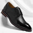 Men's Leather Dress Shoes - Lace-Up Formal Shoes