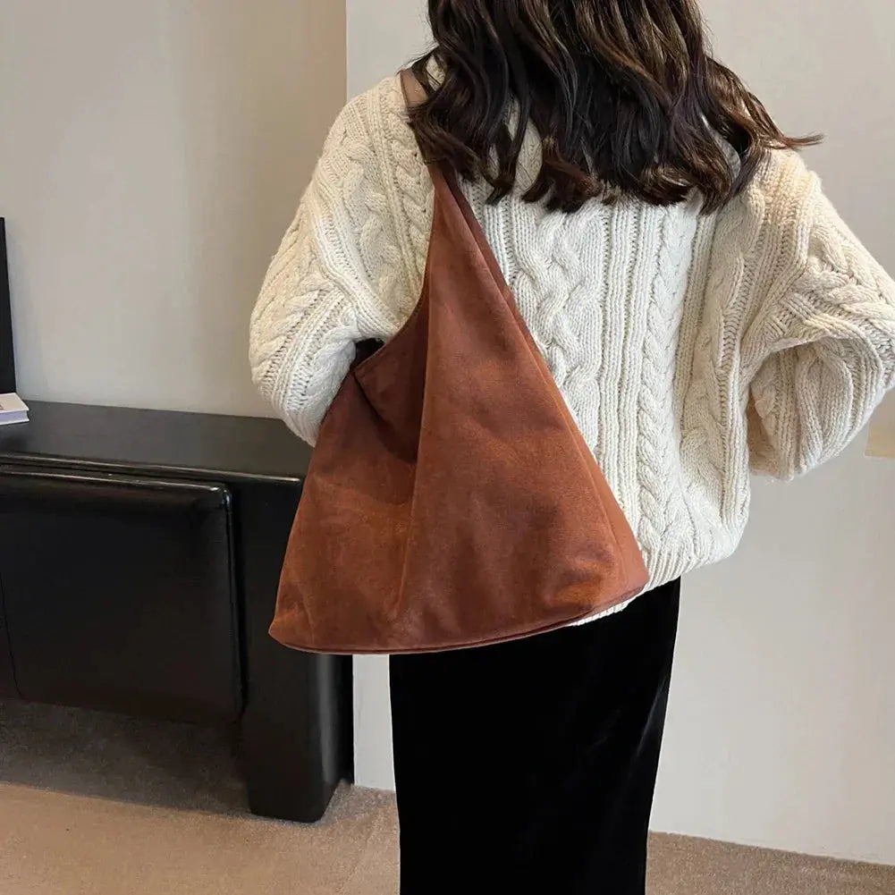 Suede Tote Bag – Stylish Everyday Handbag for Women
