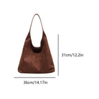 Suede Tote Bag – Stylish Everyday Handbag for Women