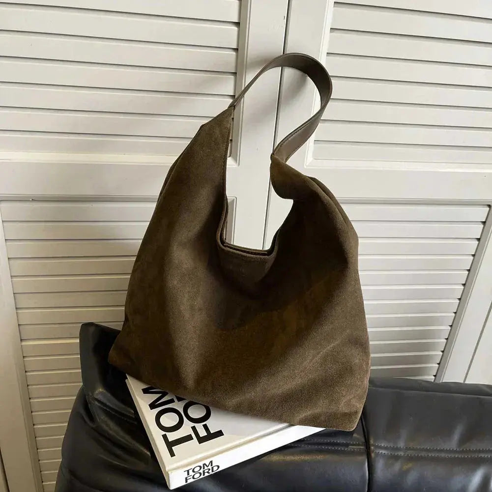 Suede Tote Bag – Stylish Everyday Handbag for Women
