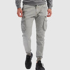 Men's Slim Fit Cargo Jogger Pants – Multi-Pocket Design